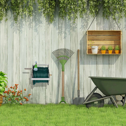 Metal hose reel