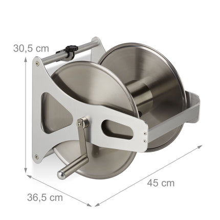 Metal hose reel