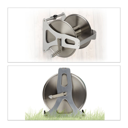 Metal hose reel