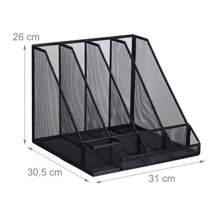 Metal magazine stand