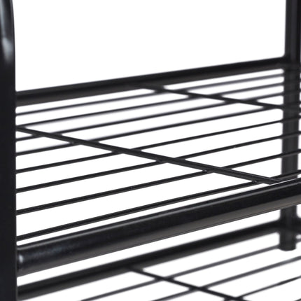 Metal magazine stand