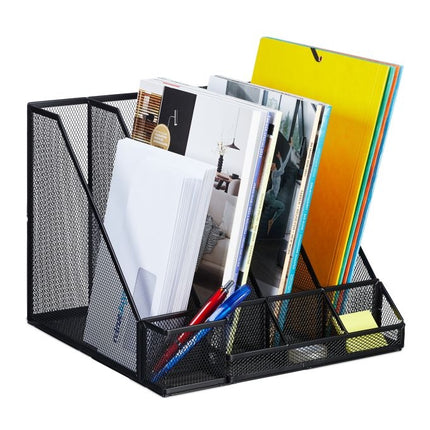 Metal magazine stand