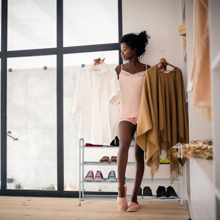 Étagère à chaussures en métal pour 16 paires de chaussures