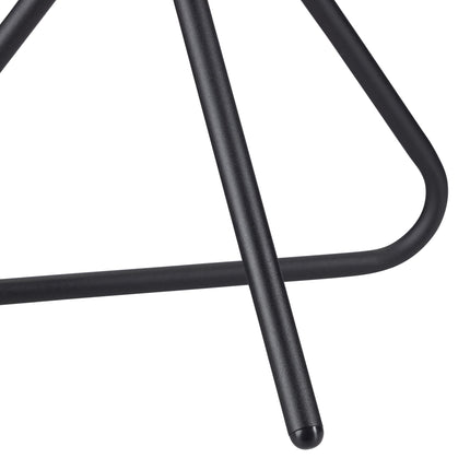 Metal side table with handle