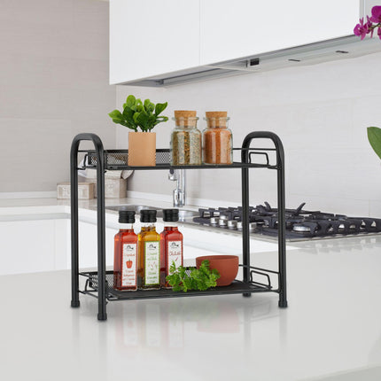 Metal spice rack