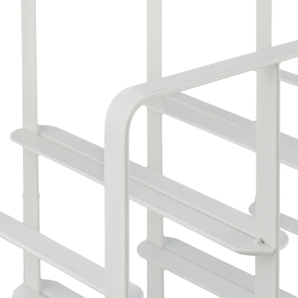 Metal wine rack for 9 bottles