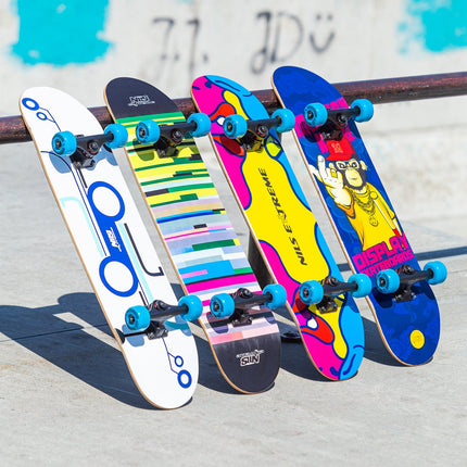 Metro 2 Skateboard, 31 Zoll Deck, Double Kicktail