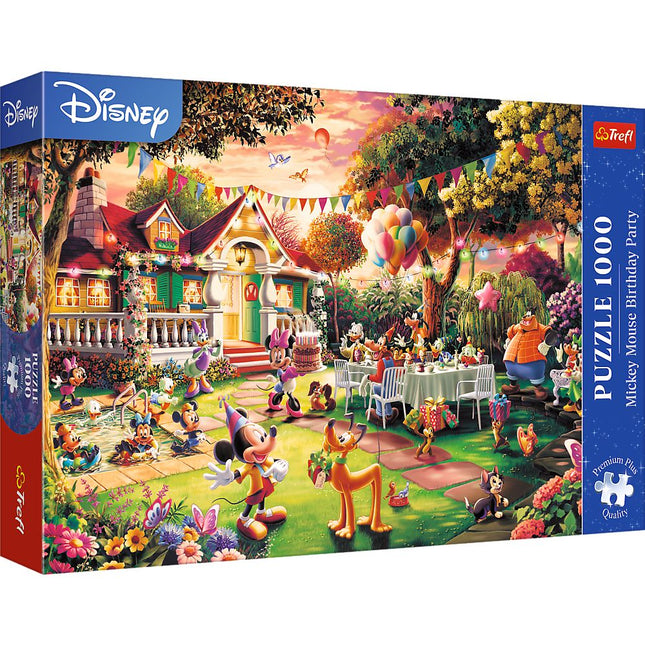 Mickey Mouse Geburtstagsparty-Puzzle, 1000 Teile, Premium-Qualität