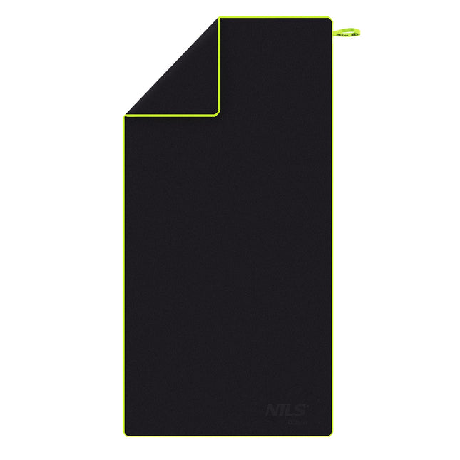 Microfibre Towel 140x70 cm, Black-Green