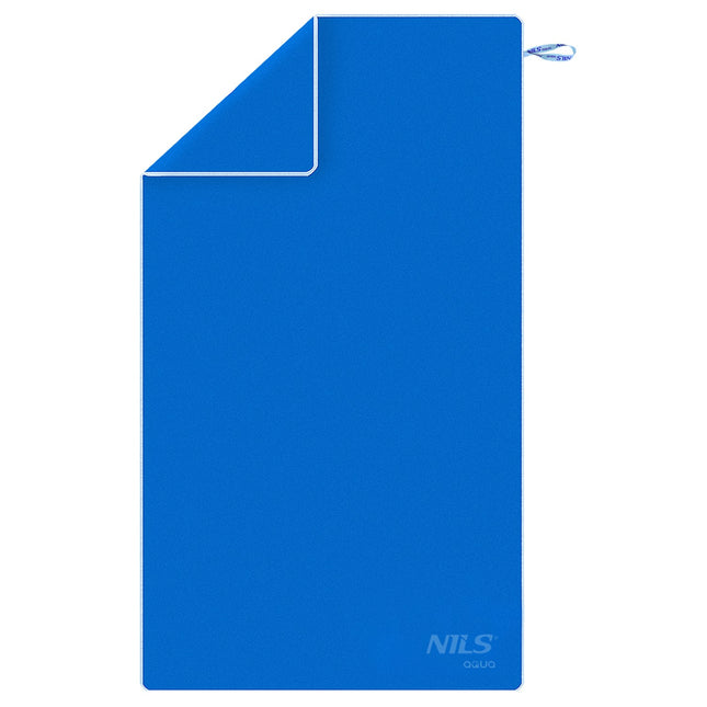 Microfibre Towel 180x100 cm, Dark Blue/Light Blue