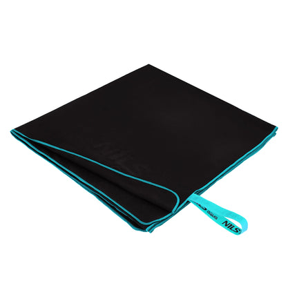Mikrofaserhandtuch 200x90 cm, Schwarz-Blau