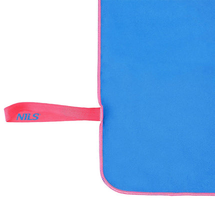 Mikrofaserhandtuch, Blau, 200x90 cm