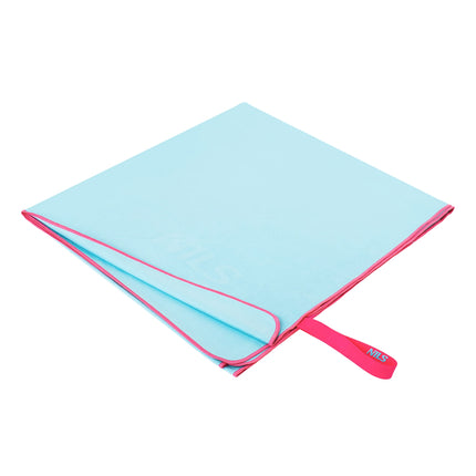 Mikrofaserhandtuch, Blau-Pink, 200x90 cm