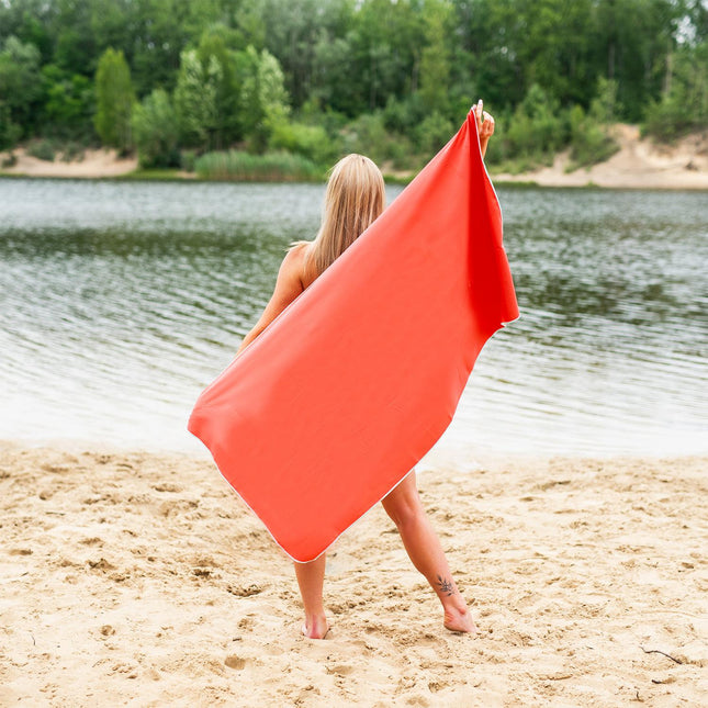 Microfibre Towel Coral 140x70 cm
