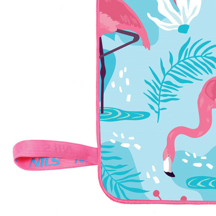 Mikrofaser-Handtuch Flamingo-Print 160x80 cm