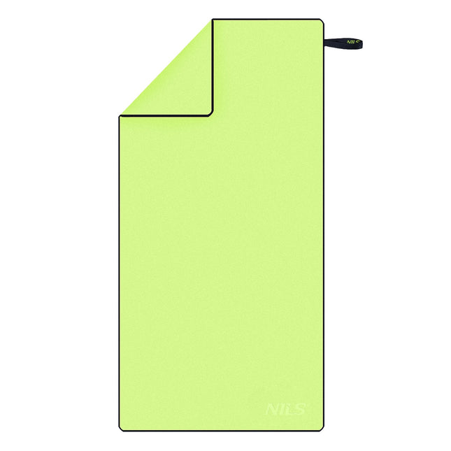 Microfibre Towel, Green-Black, 140x70 cm