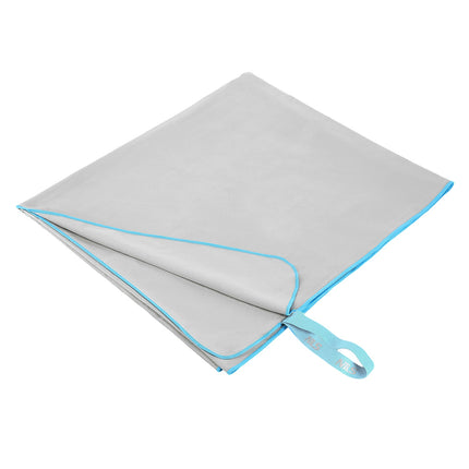 Microfibre Towel, Grey, 200x90 cm