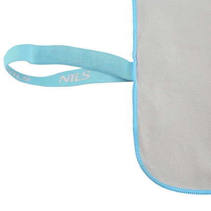 Microfibre Towel, Grey, 200x90 cm
