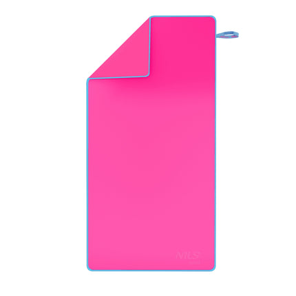 Microfibre Towel, Pink-Blue, 140x70 cm