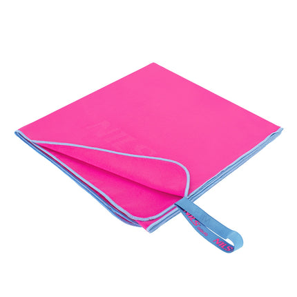 Microfibre Towel, Pink-Blue, 140x70 cm