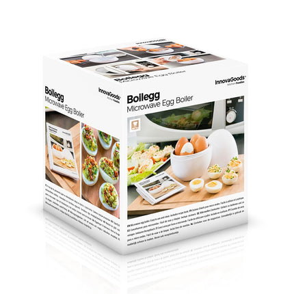 Vařič vajec do mikrovlnky s knížkou receptů Boilegg InnovaGoods
