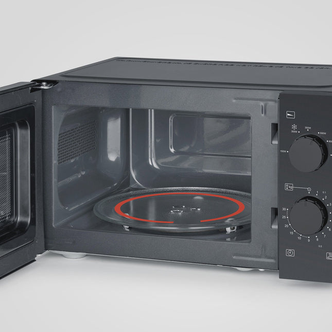 Mikrowelle, 19L Fassungsvermögen, 800W, 6 Leistungsstufen