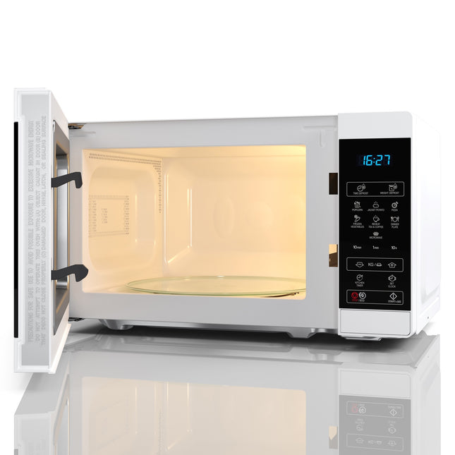 Mikrowelle 20l Digitalanzeige 800W Weiß