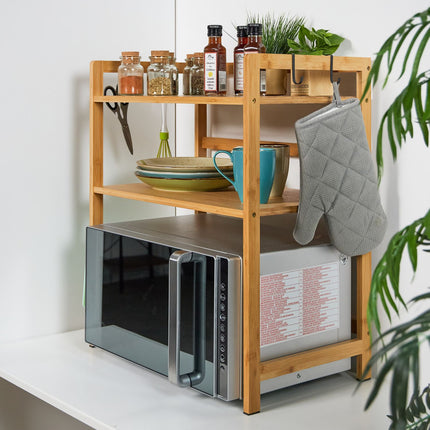 Microwave shelf 2 levels