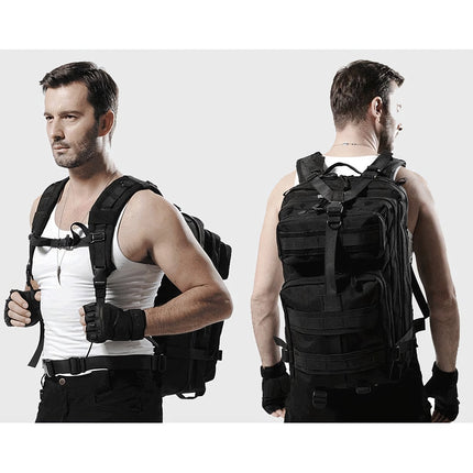 Military backpack XL black