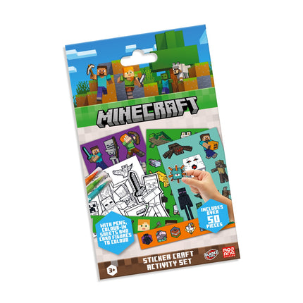 Minecraft samolepková aktivní sada