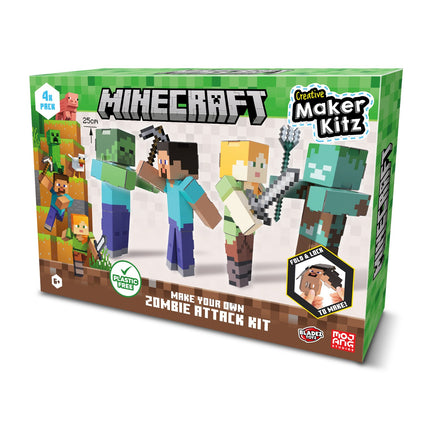 Minecraft Zombie-Angriff Bastelset – DIY-Spaß für Kinder