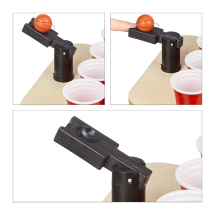Mini Beer Pong with red cups