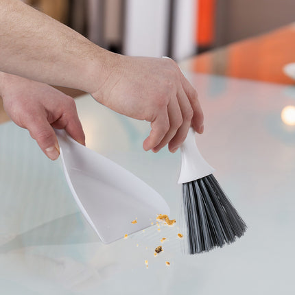 Mini-Kehrschaufel- und Bürstenset, 4er-Pack, kompaktes Design