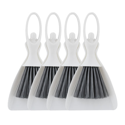 Mini-Kehrschaufel- und Bürstenset, 4er-Pack, kompaktes Design