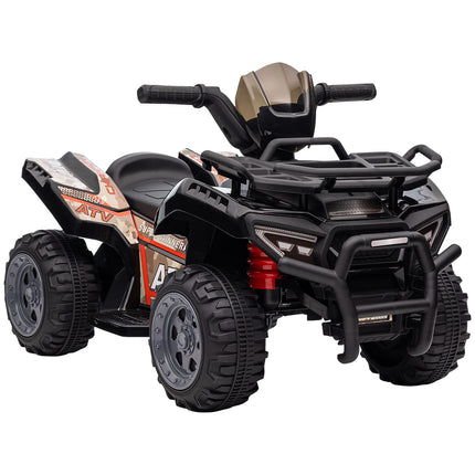 Mini Elektro-Quad ATV für Kleinkinder, LED-Lichter, Schwarz