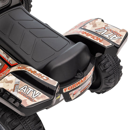 Mini Elektro-Quad ATV für Kleinkinder, LED-Lichter, Schwarz