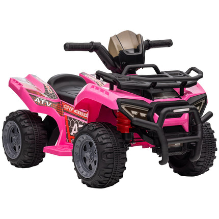 Elektro Mini Quad ATV für Kinder, LED-Lichter, Pink