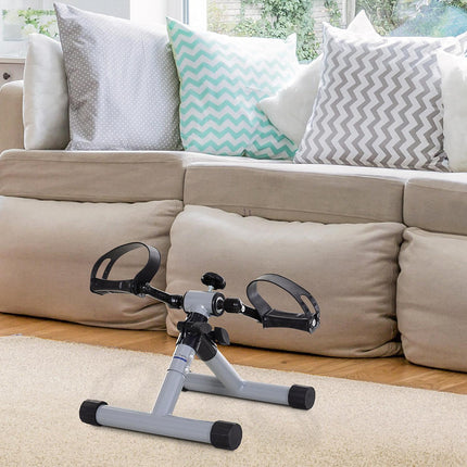 Klappbares Mini-Heimtrainerfahrrad, Bein- und Armtrainer, Reha-Fitness
