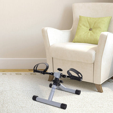 Klappbares Mini-Heimtrainerfahrrad, Bein- und Armtrainer, Reha-Fitness