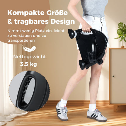 Mini-Heimtrainer mit LCD-Display für Arme und Beine