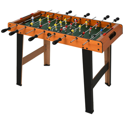 Mini Foosball Table with Stainless Steel Rods, 84.5x40x61.2 cm, Black