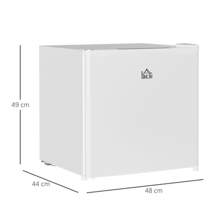 Koelkast 46L Vrijstaande Vriezerbox 65W Elektrische Koelkast met Kleine Vriezeropslag 0 tot 8 Temperatuurregeling 48 X 44 X 49 Cm Wit