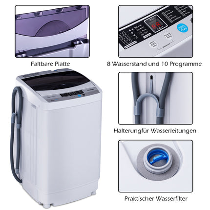 Mini-Vollwaschautomat, 4,5 kg, LED, Pumpe