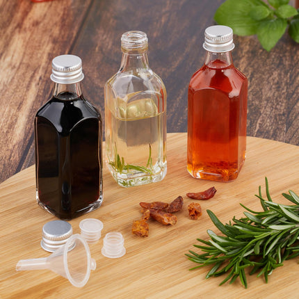 Mini-Glasflaschen mit Schraubverschluss – 12er-Set