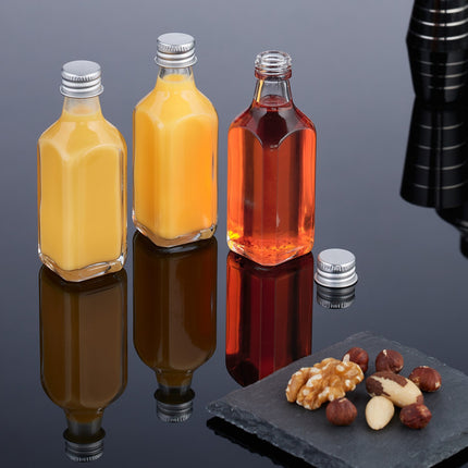 Mini-Glasflaschen mit Schraubverschluss – 12er-Set