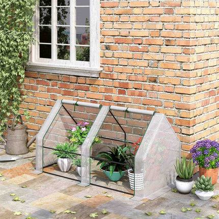 Greenhouse film with window, 180x90x90 cm, PE Material