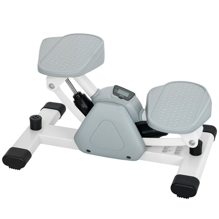Mini Home Stepper with LCD & Non-Slip Pedals, Grey