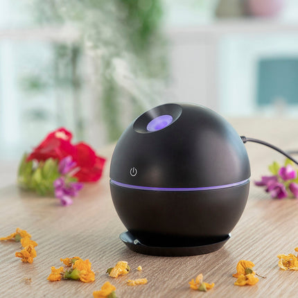 Mini-Luftbefeuchter Duftdiffusor Schwarz InnovaGoods