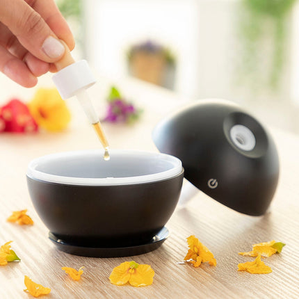 Mini-Luftbefeuchter Duftdiffusor Schwarz InnovaGoods