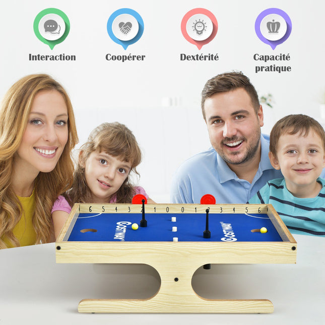 Mini-Tischkicker, magnetisch, 2 Spieler, 45 cm